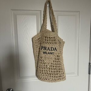 Straw Beach Tote